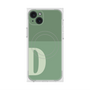 プレミアムスクエアケース with MagSafe［ オリジナル - initial two tone - D green ］