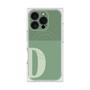 プレミアムスクエアケース with MagSafe［ オリジナル - initial two tone - D green ］