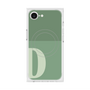 プレミアムスクエアケース with MagSafe［ オリジナル - initial two tone - D green ］