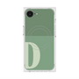 プレミアムスクエアケース with MagSafe［ オリジナル - initial two tone - D green ］