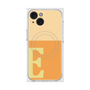 プレミアムスクエアケース with MagSafe［ オリジナル - initial two tone - E orange ］