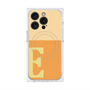 プレミアムスクエアケース with MagSafe［ オリジナル - initial two tone - E orange ］