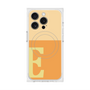 プレミアムスクエアケース with MagSafe［ オリジナル - initial two tone - E orange ］