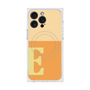 プレミアムスクエアケース with MagSafe［ オリジナル - initial two tone - E orange ］