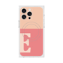 プレミアムスクエアケース with MagSafe［ オリジナル - initial two tone - E pink ］