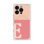 プレミアムスクエアケース with MagSafe［ オリジナル - initial two tone - E pink ］