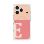 プレミアムスクエアケース with MagSafe［ オリジナル - initial two tone - E pink ］