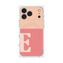 プレミアムスクエアケース with MagSafe［ オリジナル - initial two tone - E pink ］