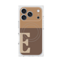 プレミアムスクエアケース with MagSafe［ オリジナル - initial two tone - E brown ］