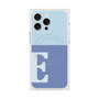 プレミアムスクエアケース with MagSafe［ オリジナル - initial two tone - E blue ］