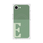 プレミアムスクエアケース with MagSafe［ オリジナル - initial two tone - E green ］