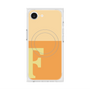 プレミアムスクエアケース with MagSafe［ オリジナル - initial two tone - F orange ］