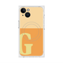 プレミアムスクエアケース with MagSafe［ オリジナル - initial two tone - G orange ］