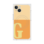 プレミアムスクエアケース with MagSafe［ オリジナル - initial two tone - G orange ］