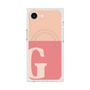 プレミアムスクエアケース with MagSafe［ オリジナル - initial two tone - G pink ］