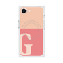 プレミアムスクエアケース with MagSafe［ オリジナル - initial two tone - G pink ］