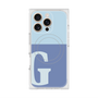 プレミアムスクエアケース with MagSafe［ オリジナル - initial two tone - G blue ］