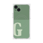 プレミアムスクエアケース with MagSafe［ オリジナル - initial two tone - G green ］