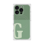 プレミアムスクエアケース with MagSafe［ オリジナル - initial two tone - G green ］
