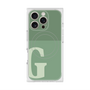 プレミアムスクエアケース with MagSafe［ オリジナル - initial two tone - G green ］