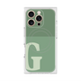 プレミアムスクエアケース with MagSafe［ オリジナル - initial two tone - G green ］