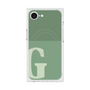 プレミアムスクエアケース with MagSafe［ オリジナル - initial two tone - G green ］