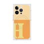 プレミアムスクエアケース with MagSafe［ オリジナル - initial two tone - H orange ］