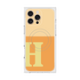 プレミアムスクエアケース with MagSafe［ オリジナル - initial two tone - H orange ］