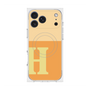 プレミアムスクエアケース with MagSafe［ オリジナル - initial two tone - H orange ］