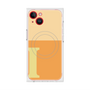 プレミアムスクエアケース with MagSafe［ オリジナル - initial two tone - I orange ］