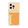 プレミアムスクエアケース with MagSafe［ オリジナル - initial two tone - I orange ］
