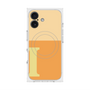 プレミアムスクエアケース with MagSafe［ オリジナル - initial two tone - I orange ］