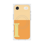 プレミアムスクエアケース with MagSafe［ オリジナル - initial two tone - I orange ］