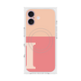 プレミアムスクエアケース with MagSafe［ オリジナル - initial two tone - I pink ］