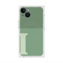 プレミアムスクエアケース with MagSafe［ オリジナル - initial two tone - I green ］