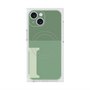 プレミアムスクエアケース with MagSafe［ オリジナル - initial two tone - I green ］