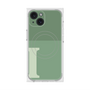 プレミアムスクエアケース with MagSafe［ オリジナル - initial two tone - I green ］