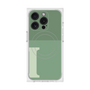 プレミアムスクエアケース with MagSafe［ オリジナル - initial two tone - I green ］