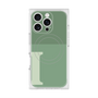 プレミアムスクエアケース with MagSafe［ オリジナル - initial two tone - I green ］