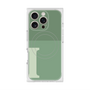 プレミアムスクエアケース with MagSafe［ オリジナル - initial two tone - I green ］
