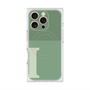 プレミアムスクエアケース with MagSafe［ オリジナル - initial two tone - I green ］
