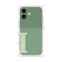 プレミアムスクエアケース with MagSafe［ オリジナル - initial two tone - I green ］