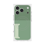 プレミアムスクエアケース with MagSafe［ オリジナル - initial two tone - I green ］