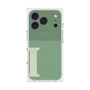 プレミアムスクエアケース with MagSafe［ オリジナル - initial two tone - I green ］