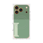 プレミアムスクエアケース with MagSafe［ オリジナル - initial two tone - I green ］