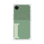 プレミアムスクエアケース with MagSafe［ オリジナル - initial two tone - I green ］