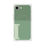 プレミアムスクエアケース with MagSafe［ オリジナル - initial two tone - I green ］