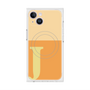 プレミアムスクエアケース with MagSafe［ オリジナル - initial two tone - J orange ］