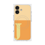 プレミアムスクエアケース with MagSafe［ オリジナル - initial two tone - J orange ］