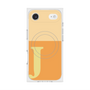 プレミアムスクエアケース with MagSafe［ オリジナル - initial two tone - J orange ］